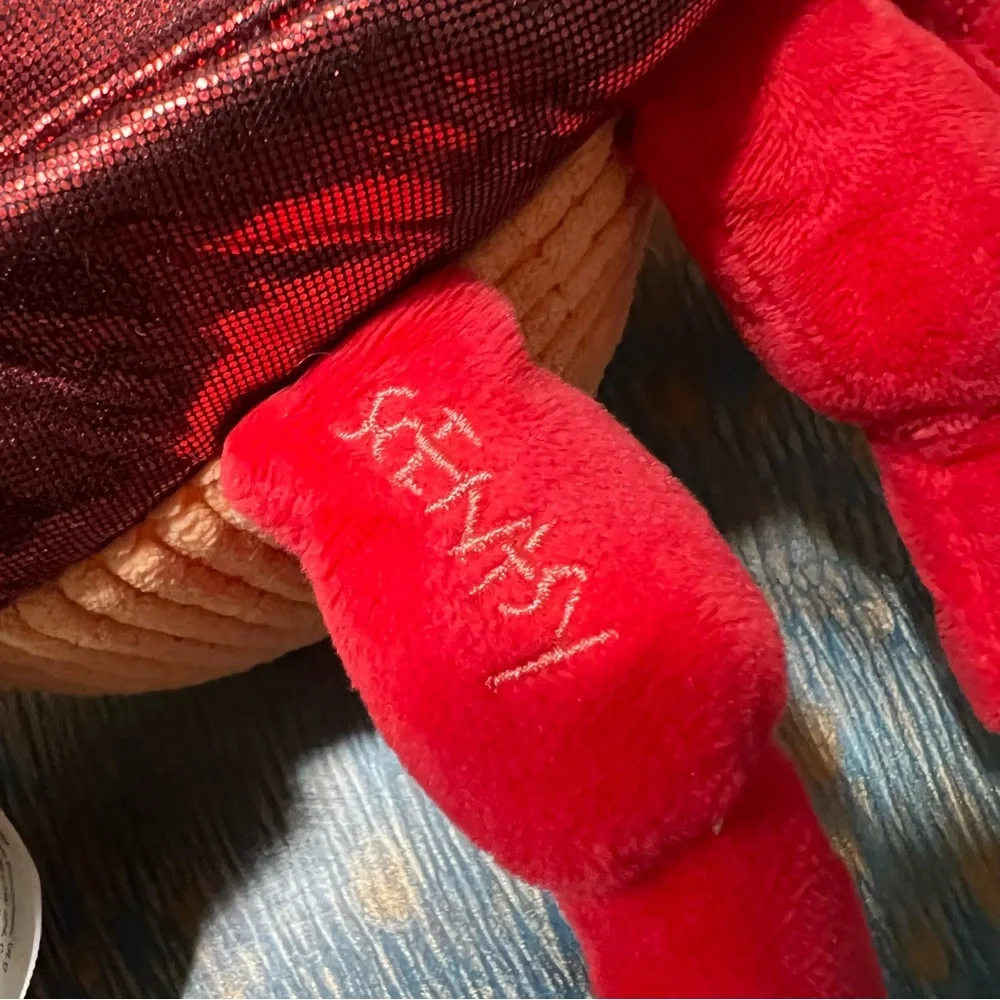 Scentsy Buddy Disney Sebastian Crab Little Mermaid Plush metallic red